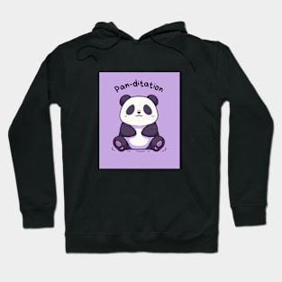 Kawaii Cute Yoga Meditating Panda Hoodie